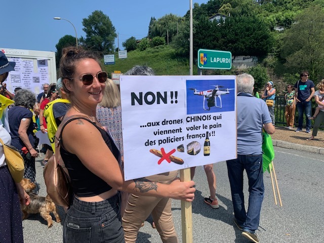  rassemblement de soutien aux migrants le 22 juillet 2023