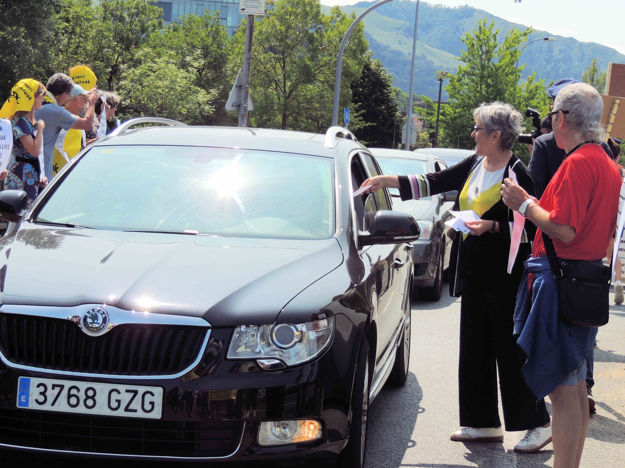  rassemblement de soutien aux migrants le 22 juillet 2023