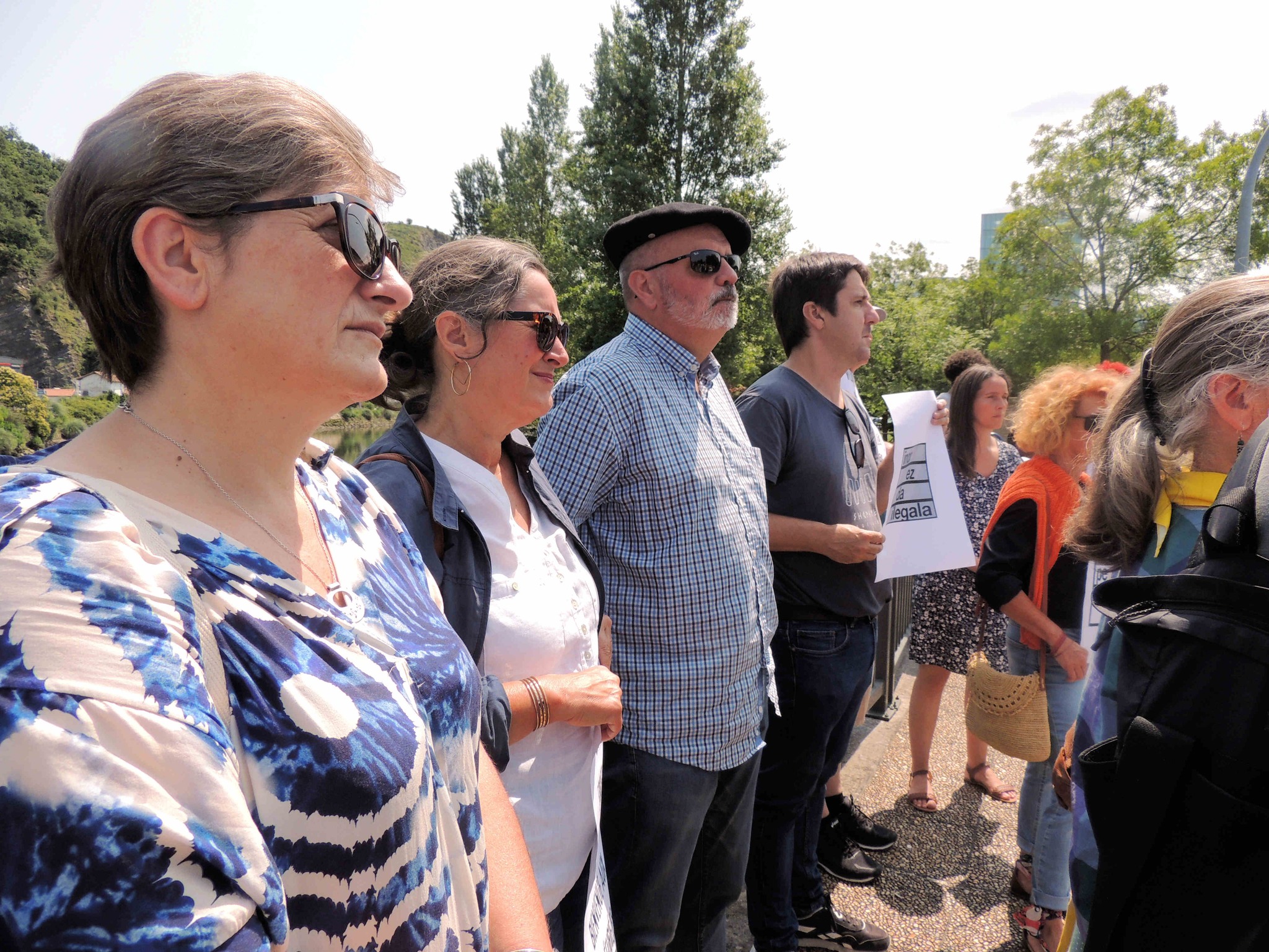  rassemblement de soutien aux migrants le 22 juillet 2023