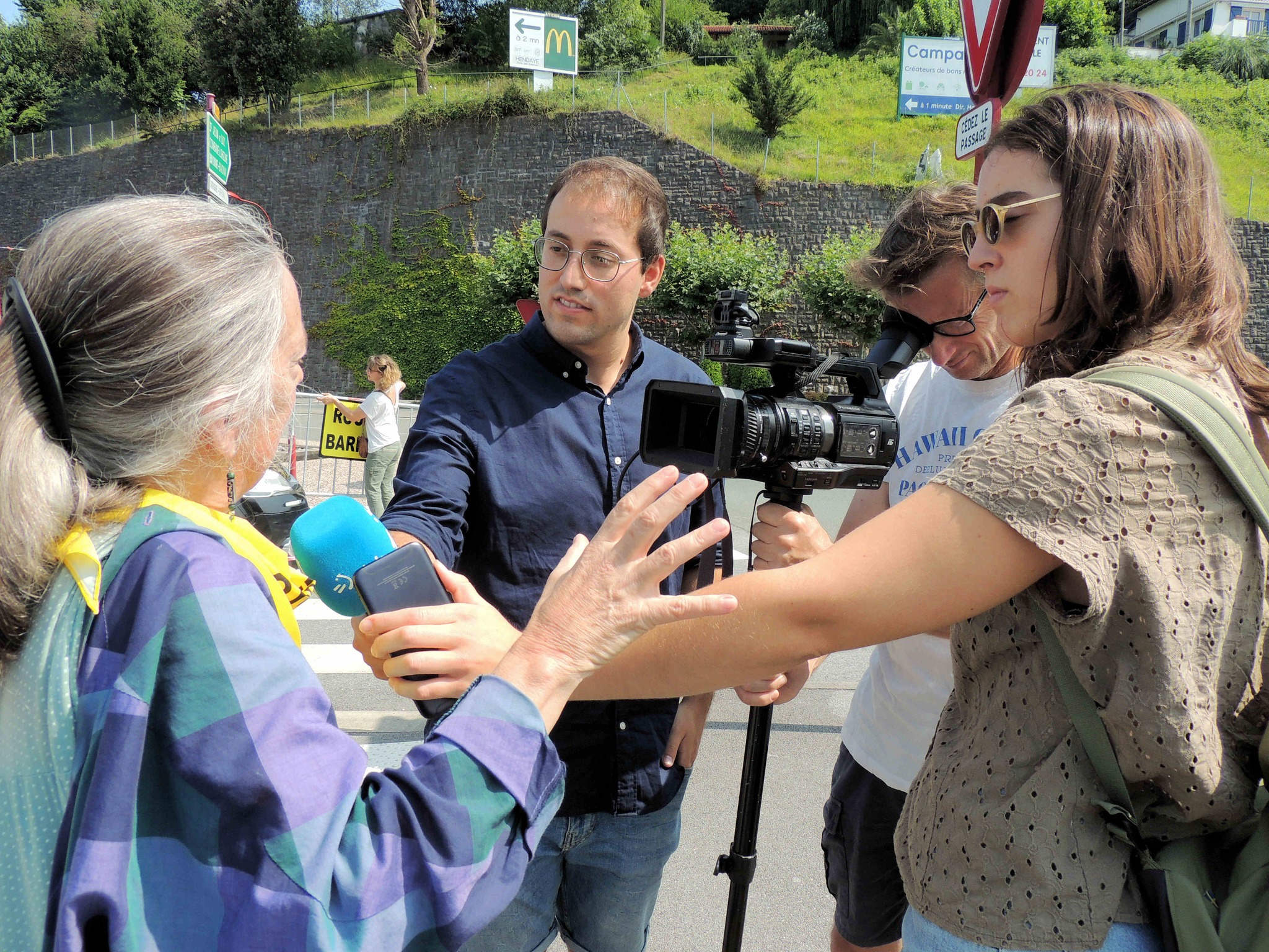  rassemblement de soutien aux migrants le 22 juillet 2023