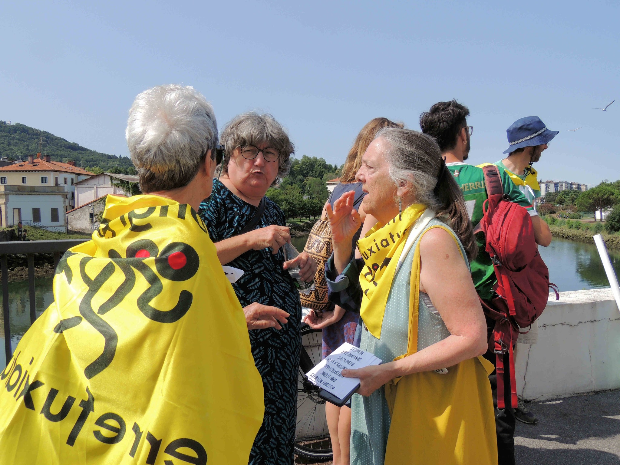  rassemblement de soutien aux migrants le 22 juillet 2023