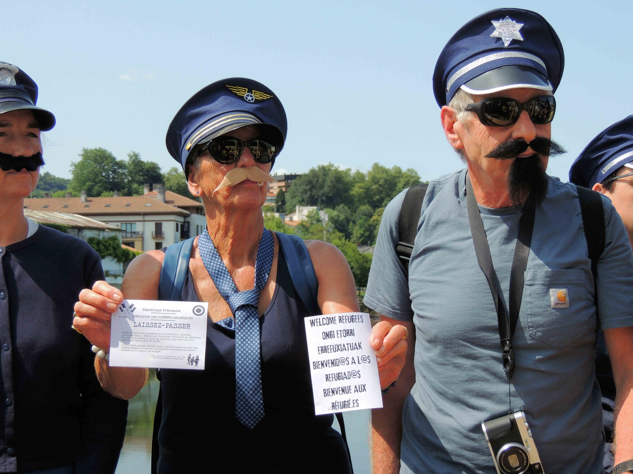  rassemblement de soutien aux migrants le 22 juillet 2023